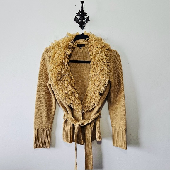 Vintage Y2K Bossini Penny Lane Style Cardigan Size M Wrap EUC - Picture 2 of 4